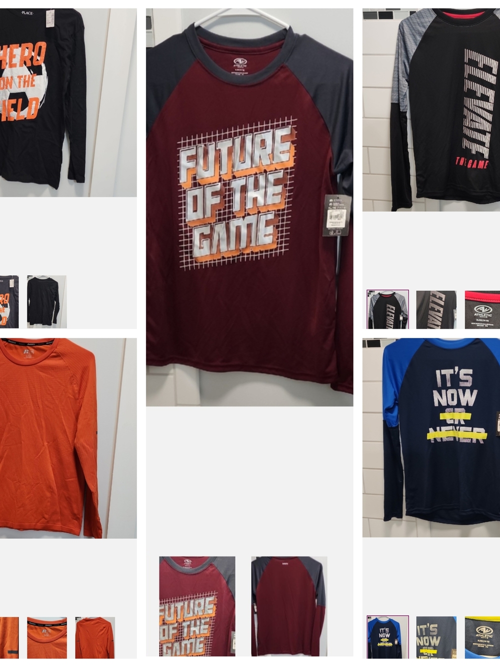 5 Boys Athletic UV Long-Sleeves